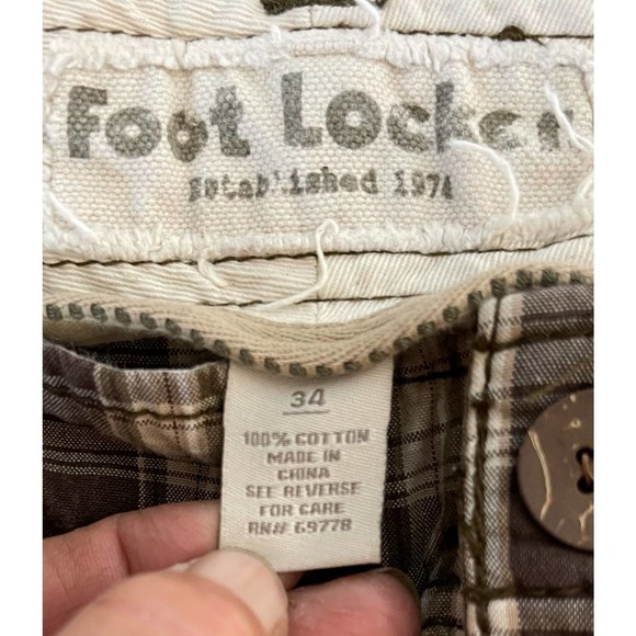 Foot locker Mens Bermuda style shorts Sz 34 - Picture 4 of 4